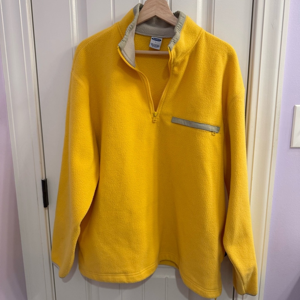 Vintage Y2k Old Navy Mens Pullover Fleece